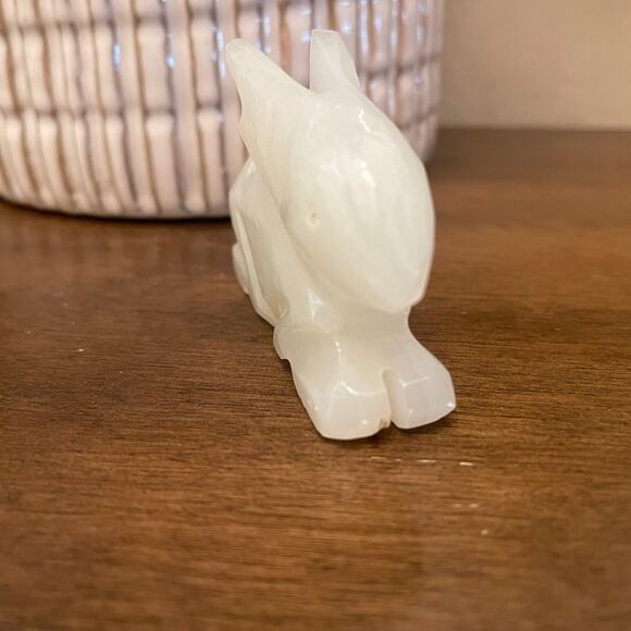 Carved Onyx bunny rabbit Asian - Picture 5 of 9